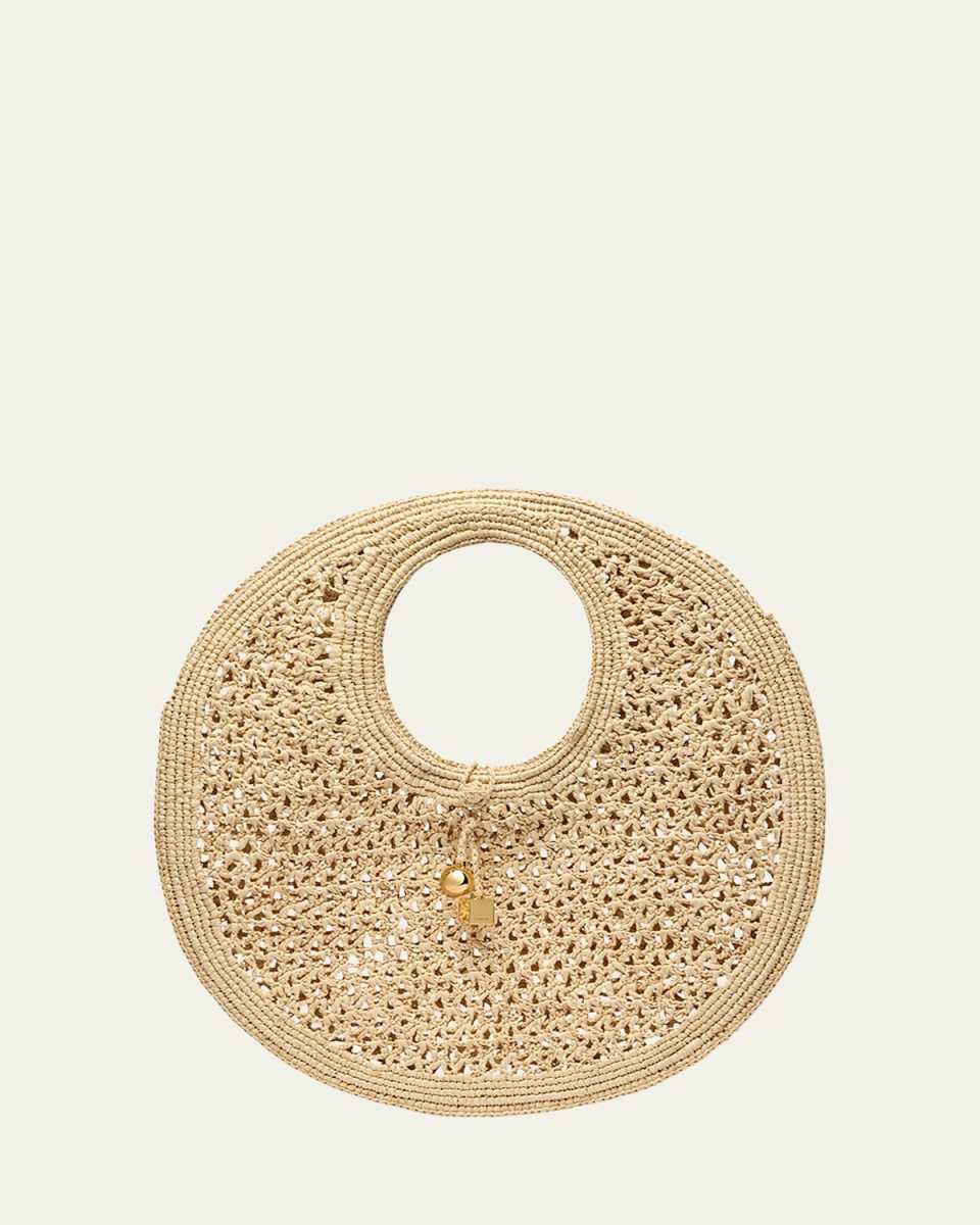 Le Rond Raffia Tote Bag